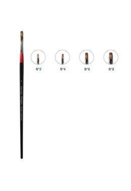 Pincel Natural Chato Georgian G60 Nº4 Daler Rowney